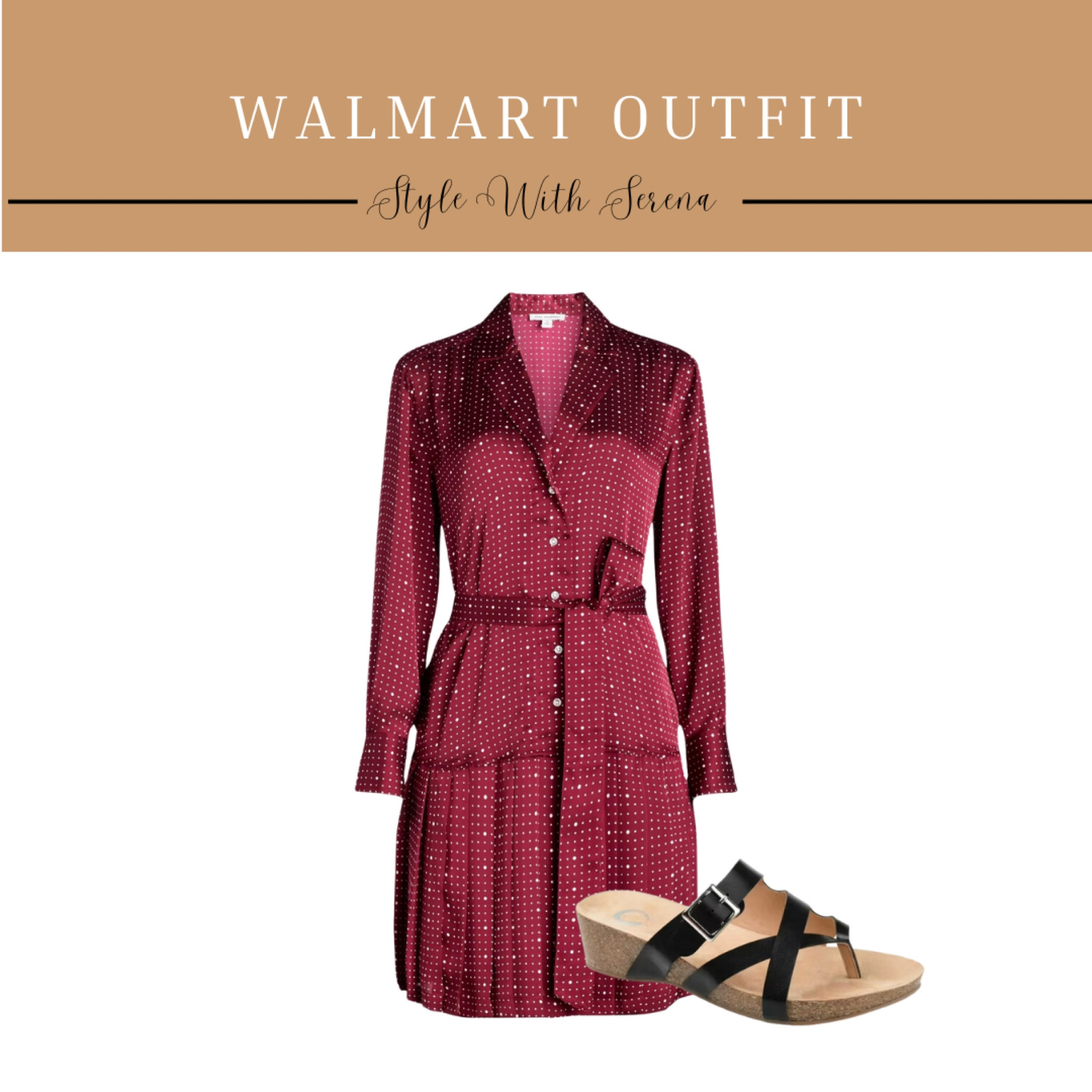Walmart outfit, Walmart finds, Walmart fashion, women’s dress, sandals, Walmart dress, looks for less 

#LTKFindsUnder50 #LTKOver40 #LTKStyleTip