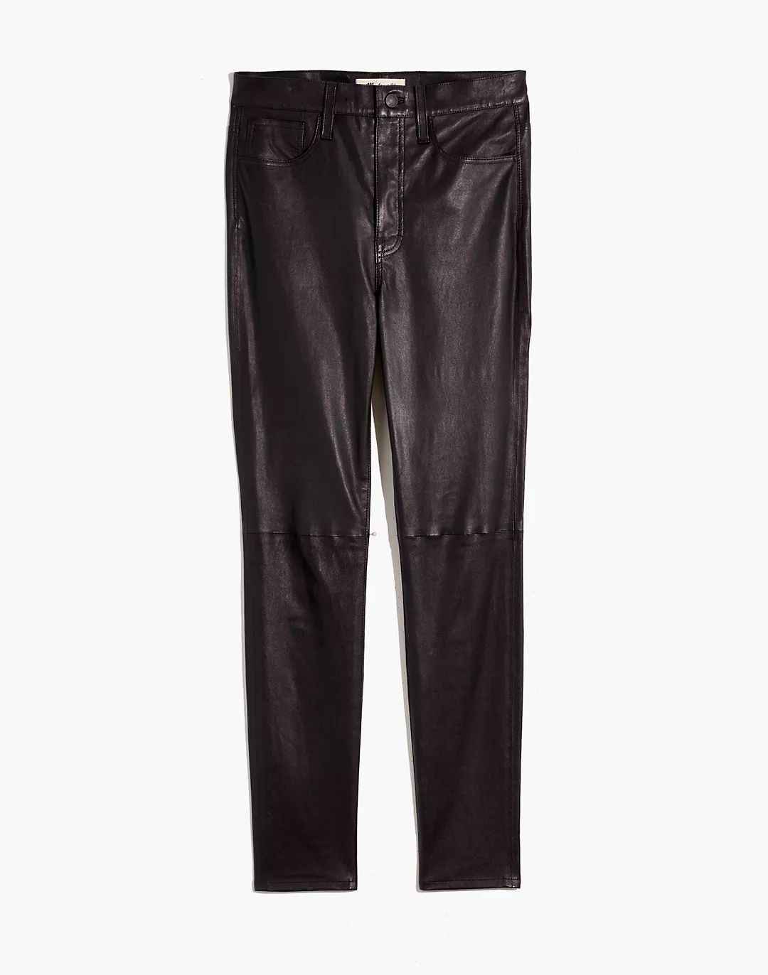 10" High-Rise Skinny Jeans: Leather Edition | Madewell