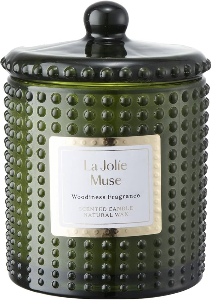 LA JOLIE MUSE Scented Candles, Holiday Candles for Home Scented, Woodiness Fragrance, Natural Soy... | Amazon (US)