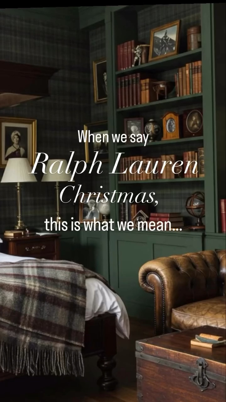 Rich plaids, warm woods, layered textures, twinkling lights, and timeless holiday charm. It’s cozy, classic, and undeniably luxe.

Save this for your holiday decorating inspiration. 🕯✨

#RalphLaurenChristmas #TimelessInteriors #HolidayDecor #ClassicChristmas #EHDesign #RalphLaurenStyle #LuxuryInteriors #WarmAndCozy #ChristmasInspiration #holidayhome