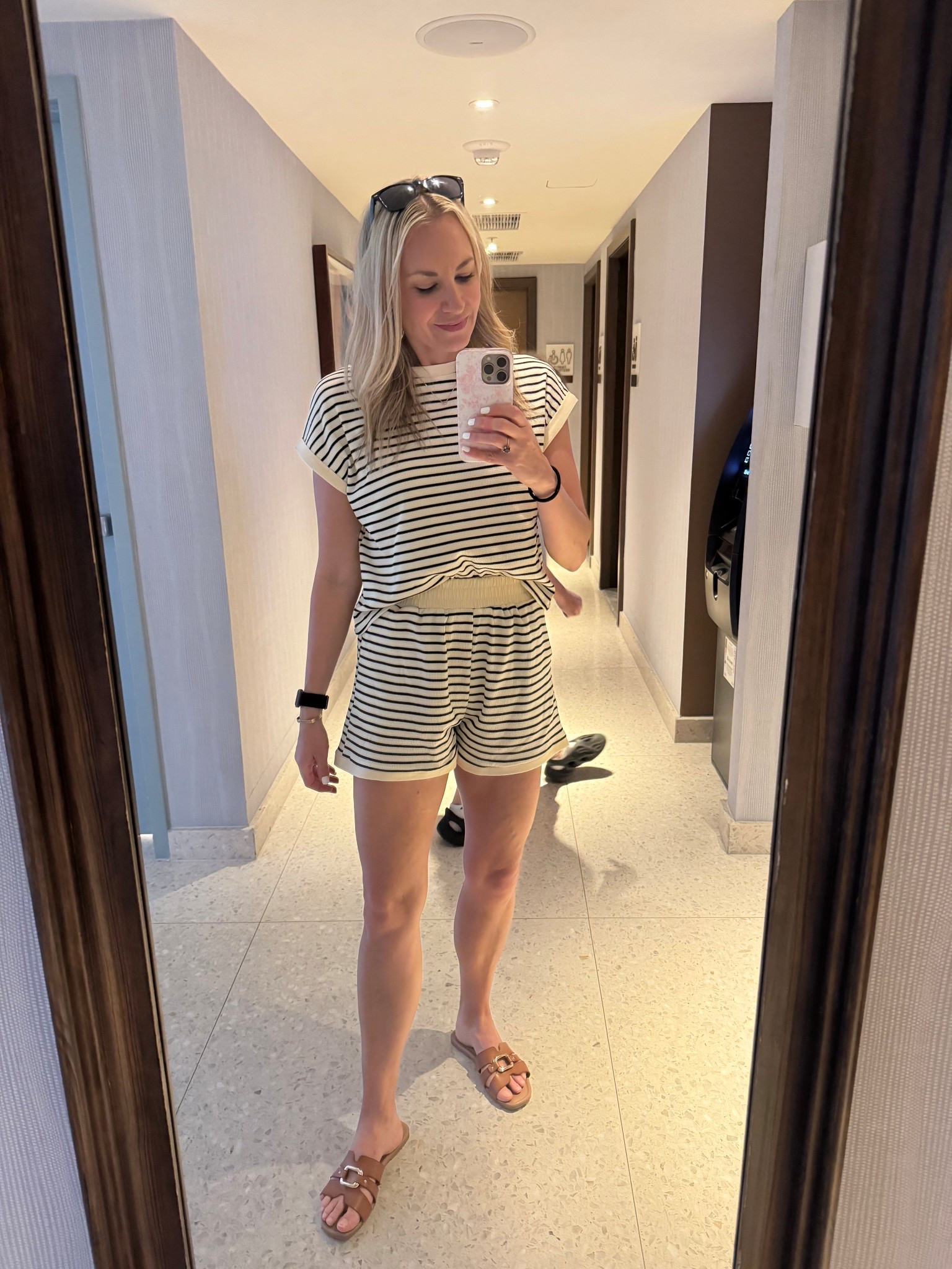 Disney Springs outfit - decent quality and a GREAT price! The flare on the shorts is super flattering and the top looks cute tucked or untucked 👌

#LTKOver40 #LTKootd #LTKTall