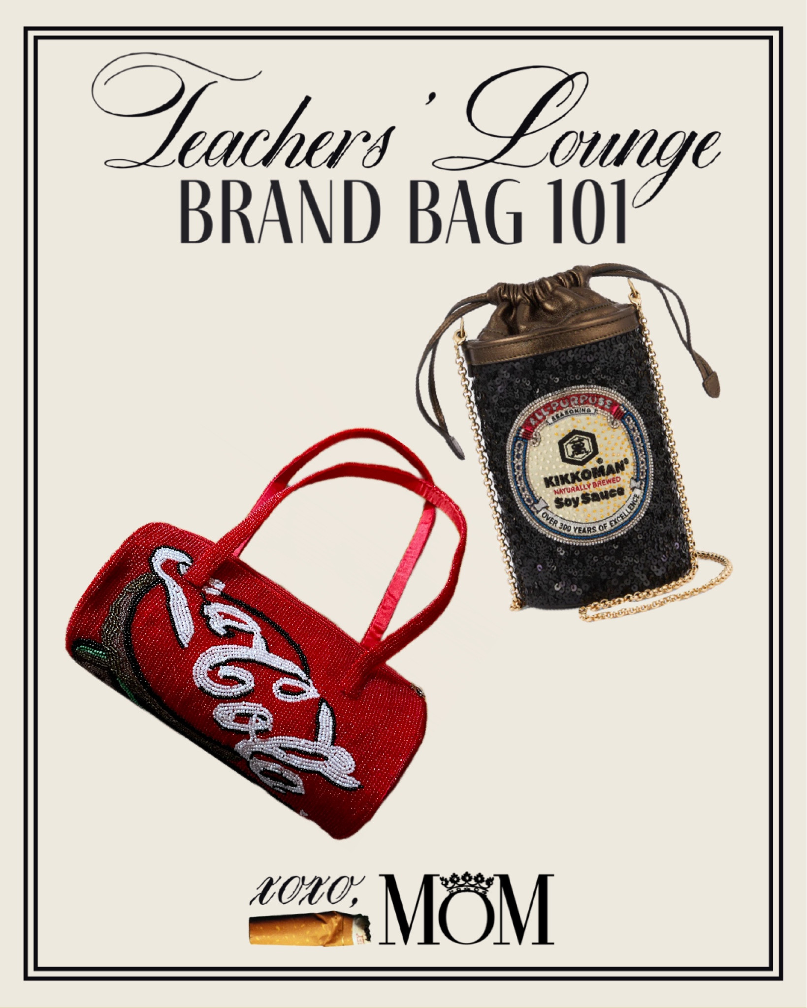 The item of the week has gotten a makeover. Fashion and interiors are a cyclical thing. One way I’ve always played with trend is by finding the vintage equivalent of high end trends. Take the brand bags from the 90s for example. They have been revived by my favorite handbag collection thus far the Anya Hindmarch brand bags. They are sparkly, and unserious which is a perfect concoction of something I would impulse buy. However, I don’t have the cash to drop on such a bag. The great news is you don’t have to pay to play. I’ve done the grunt work of rounding up both high and low brand bags so we can all have a little fun.

#LTKitbag #LTKstyletip #LTKfindsunder50