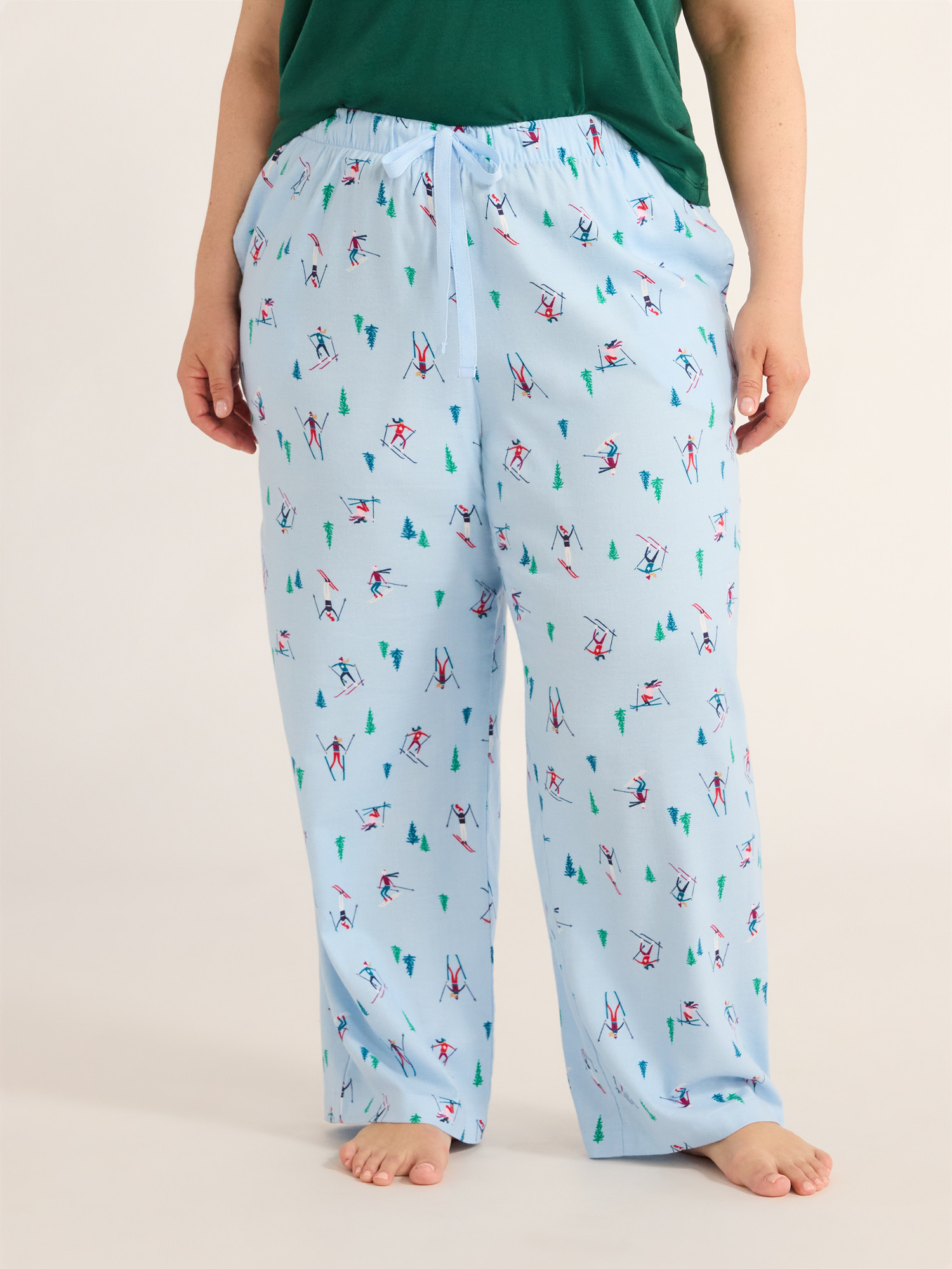 Joyspun Women's Flannel Sleep Pants, 30” Inseam, Sizes XS-3X | Walmart (US)