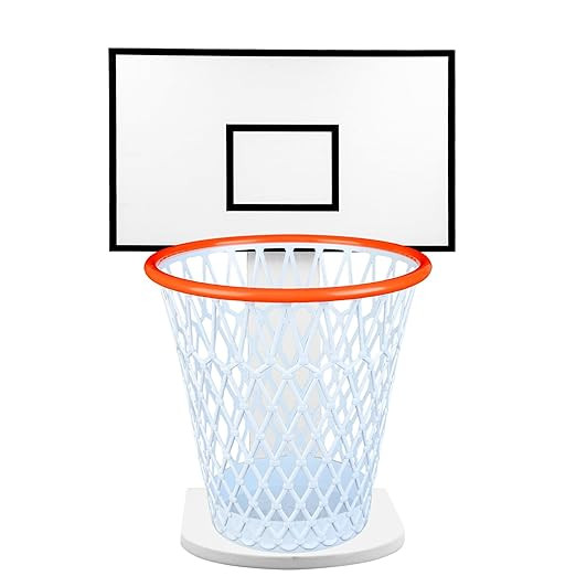Trash Can Basketball Hoop,Basketball Net Trash Can,Waste Basket,Basketball Gift,Basketball Trash ... | Amazon (US)