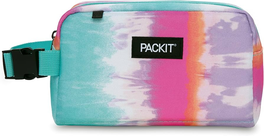 PackIt Freezable Snack Box, Tie Dye Sorbet, Built with EcoFreeze Technology, Collapsible, Reusabl... | Amazon (US)