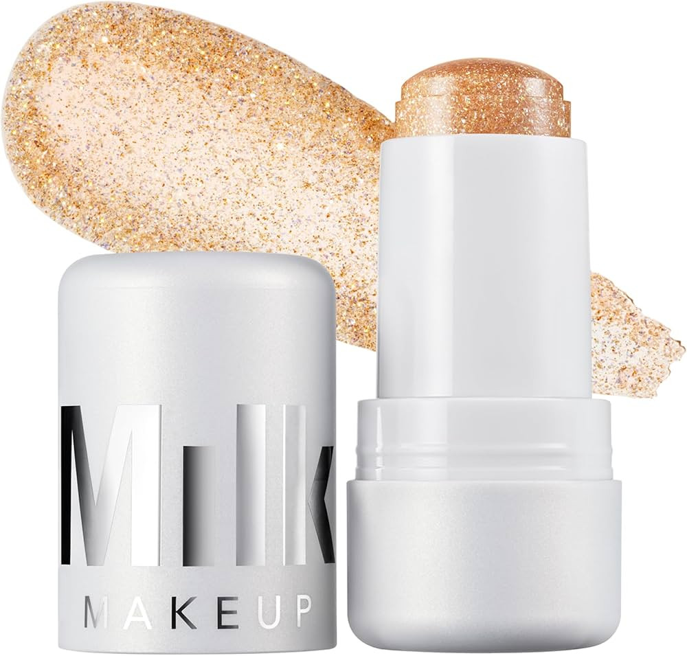 Milk Makeup Cooling Water Jelly Shimmer \u2013 Buildable Face + Body Highlighter Stick for Sheer ... | Amazon (US)