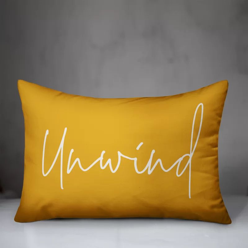 Mike Textual Indoor/Outdoor Throw Pillow | Wayfair North America