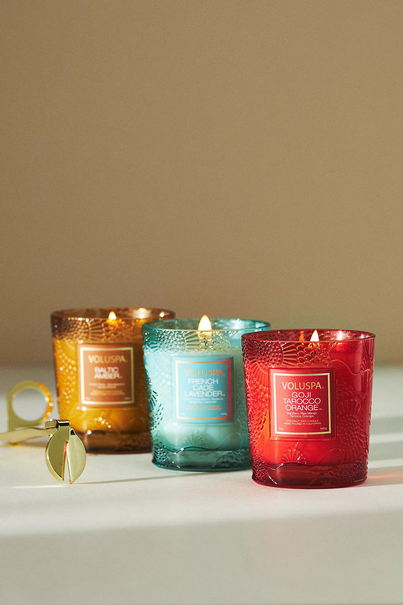 Voluspa 25th Anniversary Candle Trio Gift Set | Anthropologie (US)