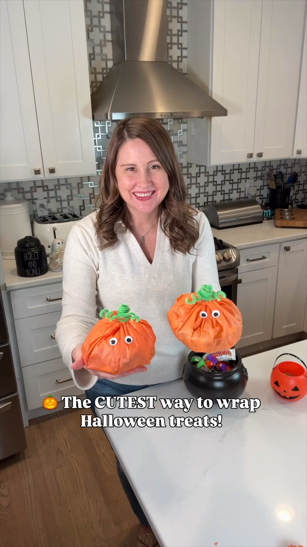 🎃🧡 Pumpkin Treat Sacks might be the easiest Halloween DIY you make this year!

All you need is orange tissue paper + pipe cleaners to turn candy, mini toys, or little surprises into the sweetest mini pumpkins. 👻✨ Perfect for classroom treats, Halloween parties, boo baskets, or handing out on Halloween night!

Easy, inexpensive + SO fun for spooky season. 🎃

#PumpkinTreatSacks #HalloweenDIY #HalloweenTreats #BooBasketIdeas #HalloweenPartyIdeas #EasyHalloweenDIY #SpookySeason #LTKHalloween #LTKFamily

#LTKSeasonal #LTKmomlife #LTKKids