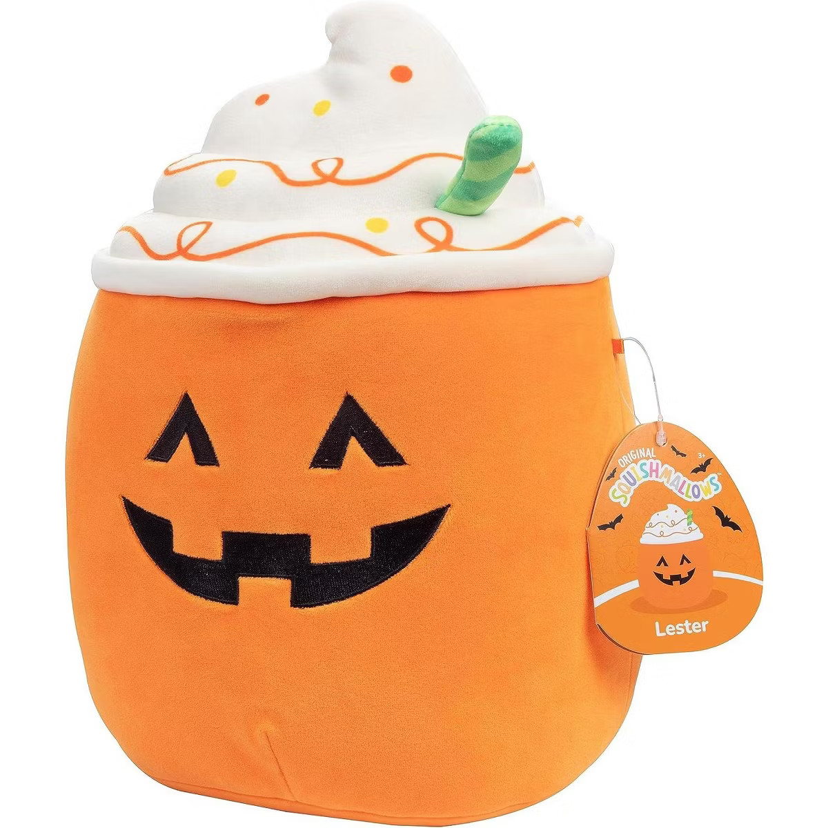 Squishmallows 10-Inch Lester The Pumpkin Latte- Official Jazwares Halloween Plush - Collectible P... | Target