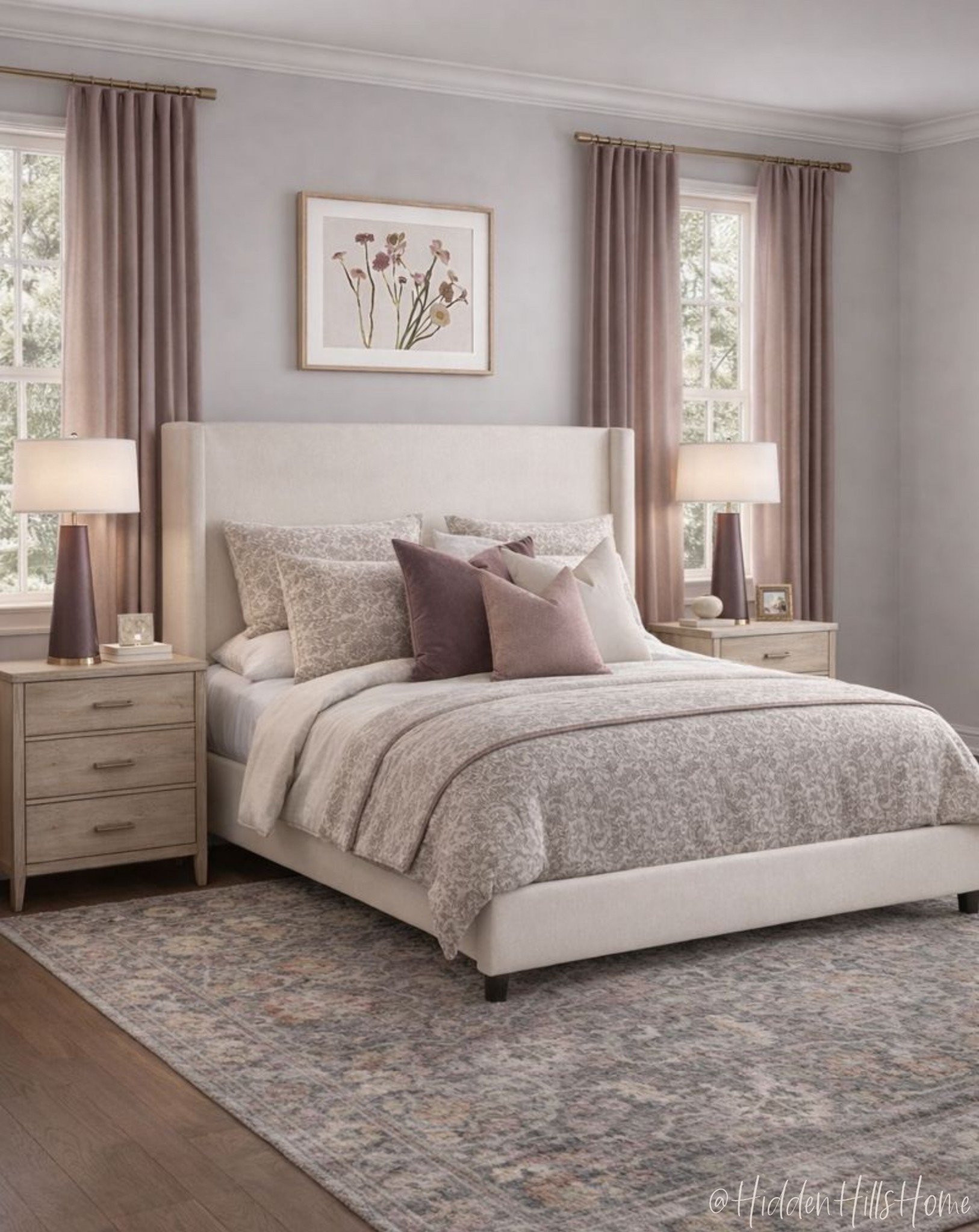 Girls bedroom decor, home decor, Purple girls bedroom mood board, girls room decor, teen bedroom, modern classic girls room, wall color is SWDestiny 



#LTKHome #LTKSaleAlert #LTKKids