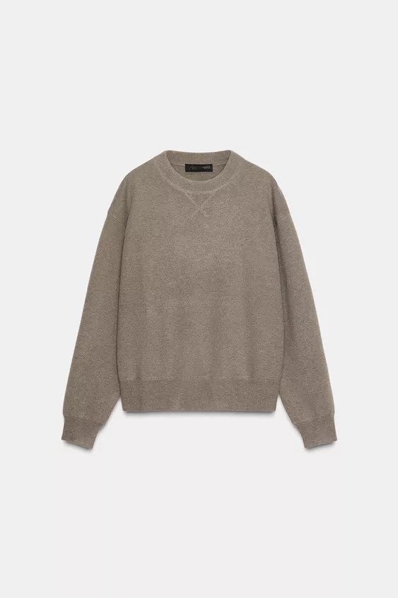 PLAIN KNIT JUMPER | Zara UK