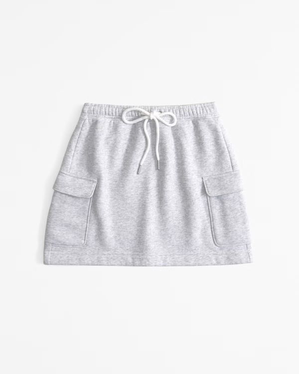 Women's Fleece Cargo Mini Skirt | Women's Bottoms | Abercrombie.com | Abercrombie & Fitch (US)