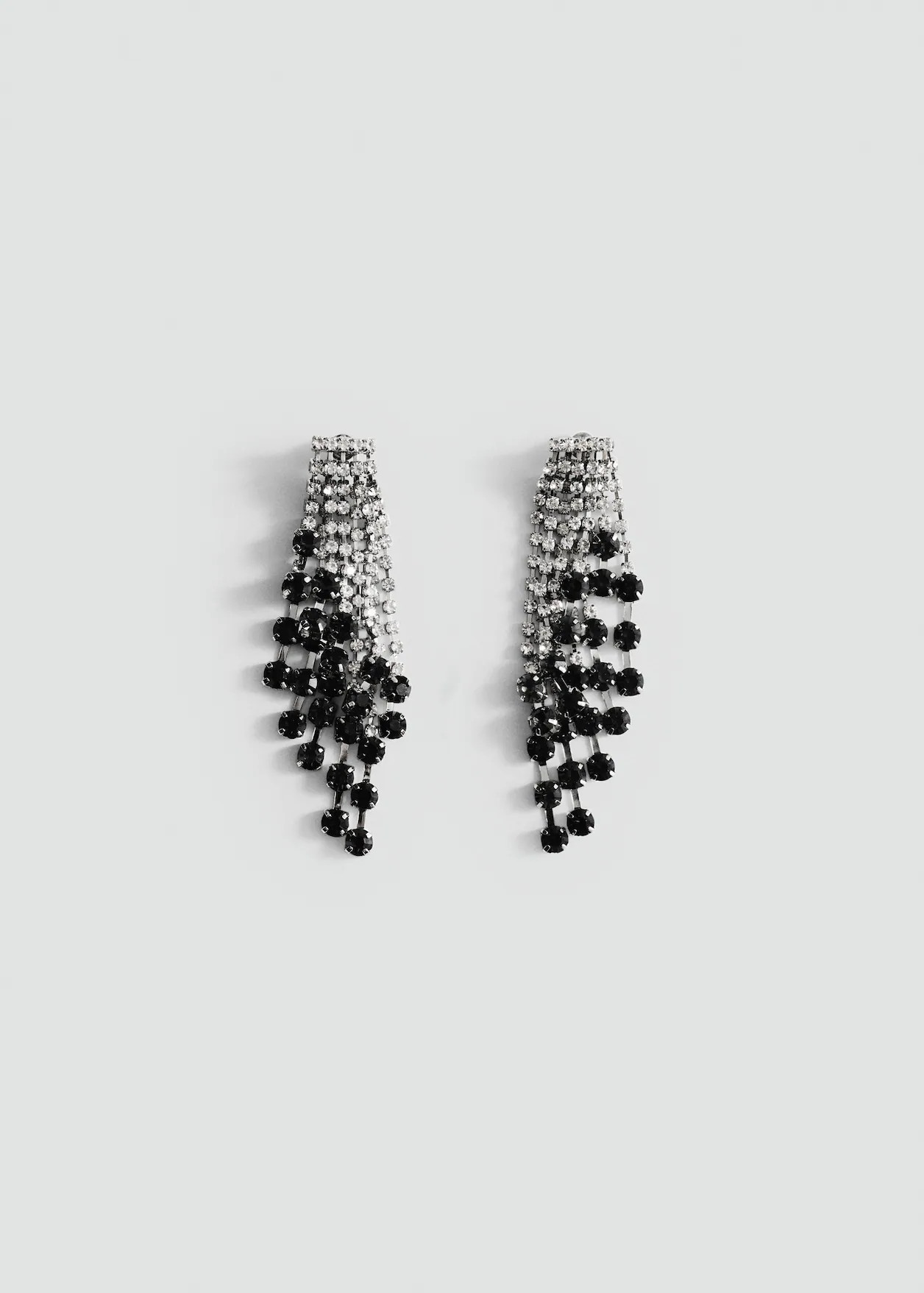 Cascade earrings with faceted crystals - Women | MANGO USA | Mango (US/MX/AU)
