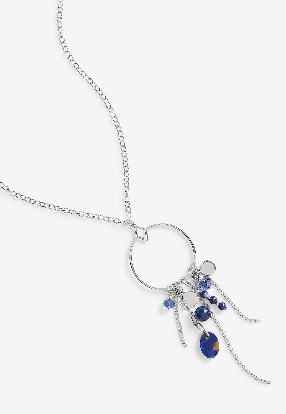 Blue Cluster Pendant Necklace | Maurices