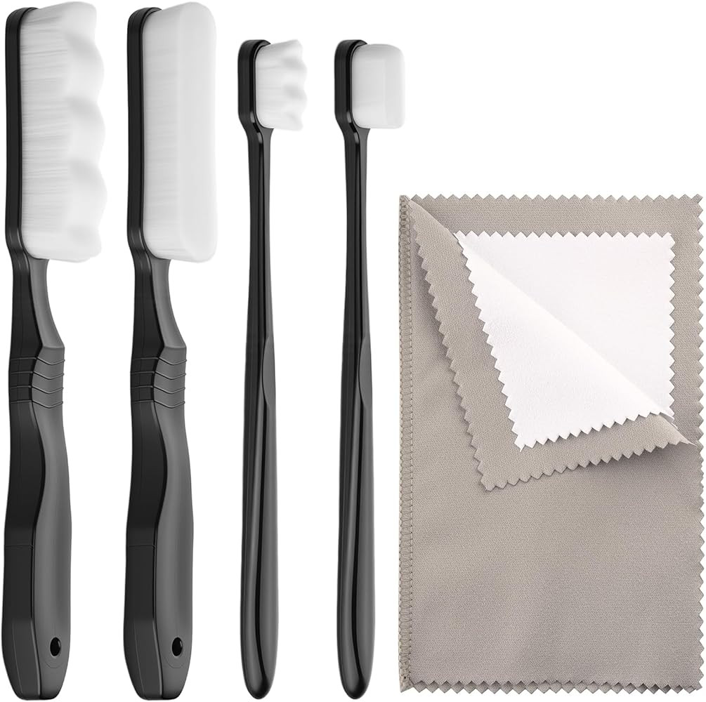 Silver Cleaning Kit with Ultra-Soft Brushes & Polish Cloths – Tarnish Removal for Antique Jewel... | Amazon (US)