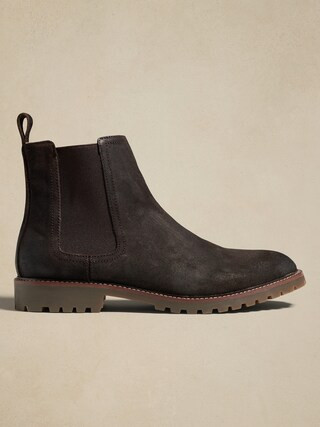 Lug Suede Chelsea Boot | Banana Republic Factory