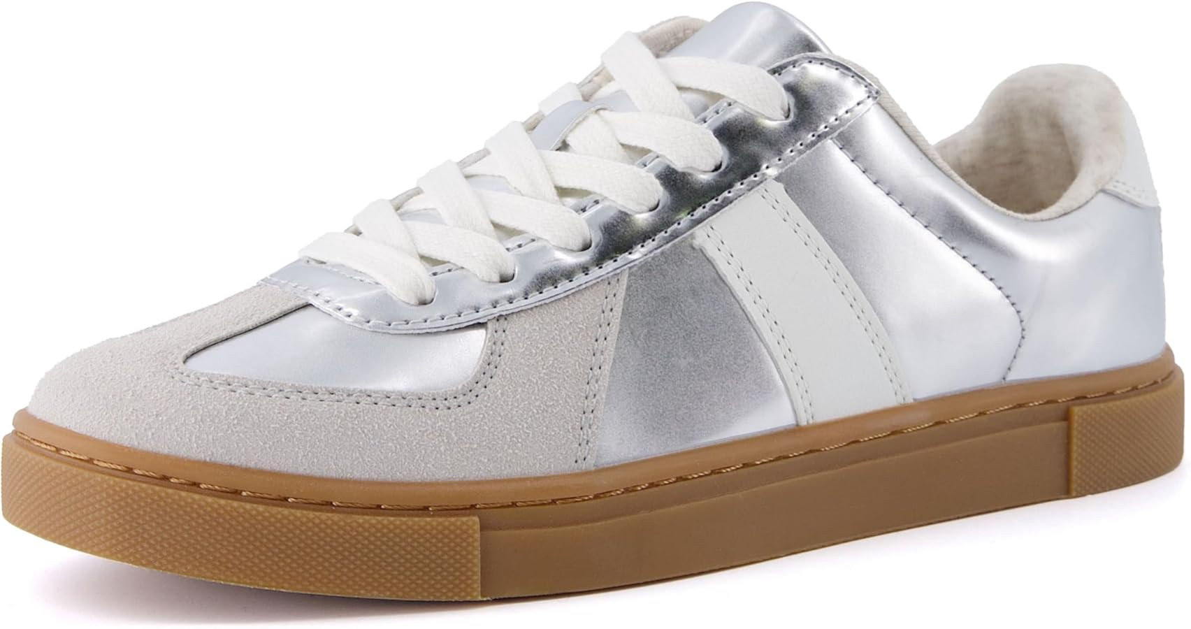 CUSHIONAIRE Women's Bailey lace up Sneaker +Comfort Foam, Wide Widths Available | Amazon (US)