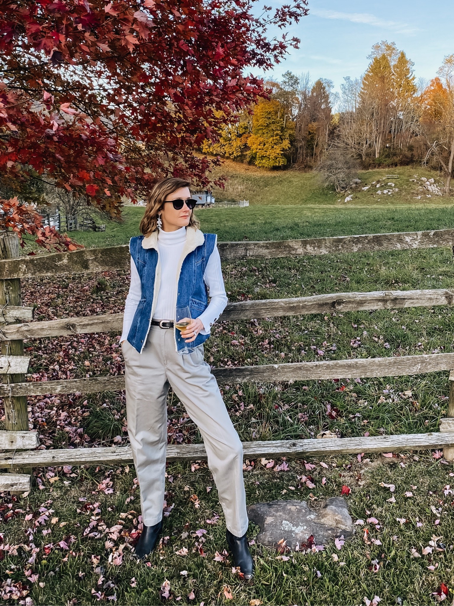 A cozy denim vest that’s perfect for fall in the mountains!

#LTKSeasonal #LTKstyletip #LTKtravel