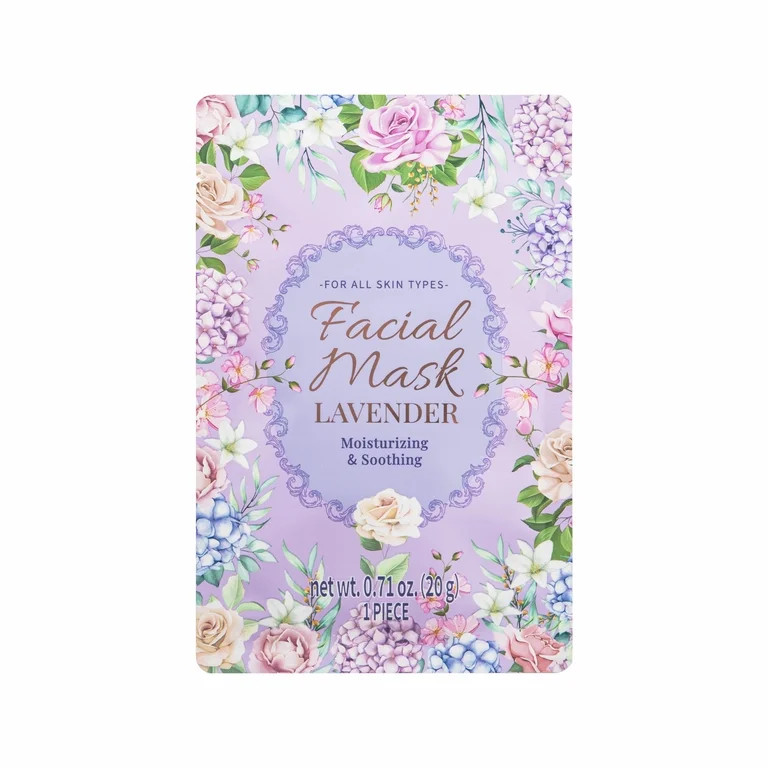 Hydrating and Soothing Facial Mask for Dull Skin -- Lavender - Walmart.com | Walmart (US)