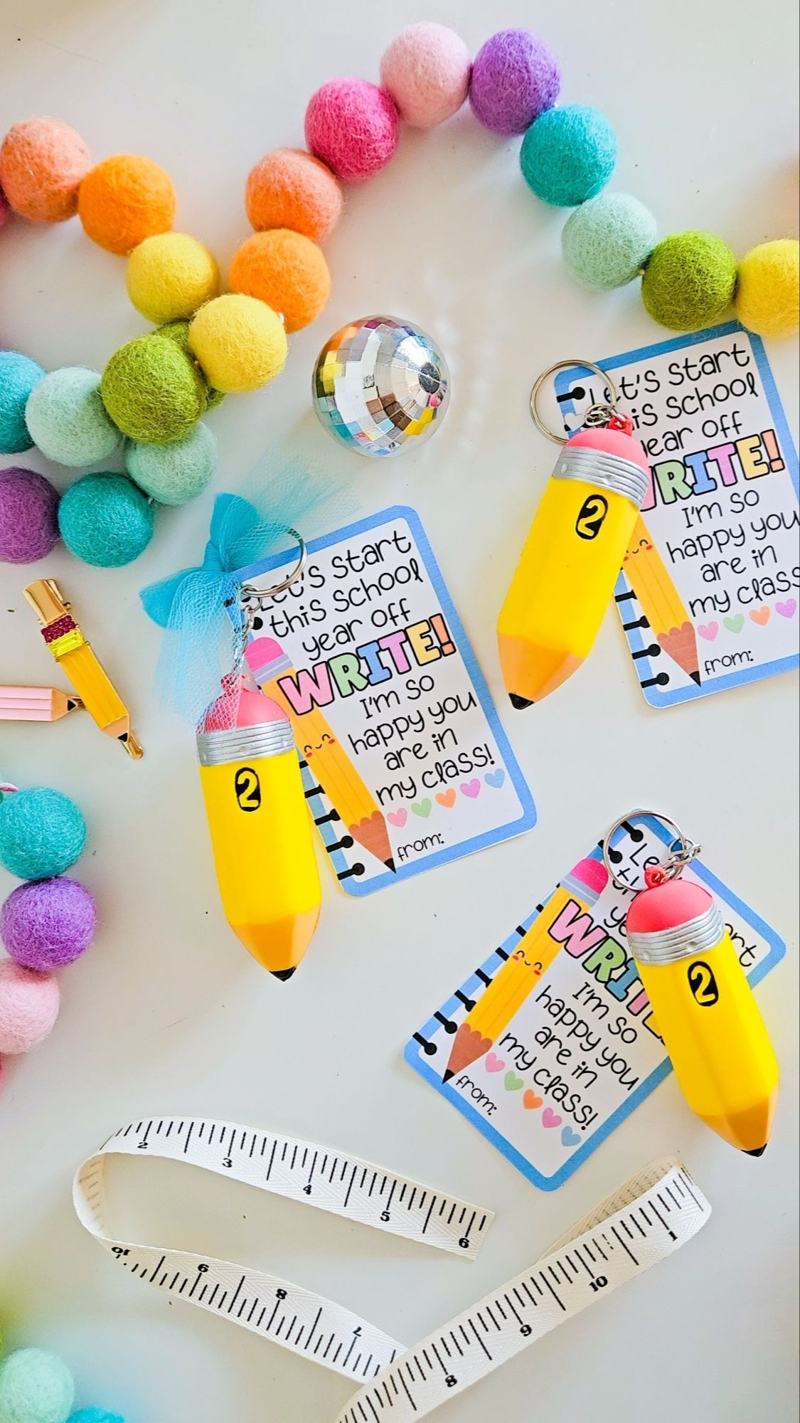 First day pencil key chain squishy for class! 

#LTKdayinmylife #LTKmomlife #LTKKids