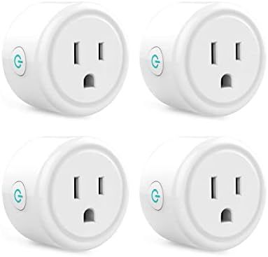Mini Smart Plug, Wi-Fi Outlet Socket Works with Alexa and Google Home, Remote Control with Timer ... | Amazon (US)
