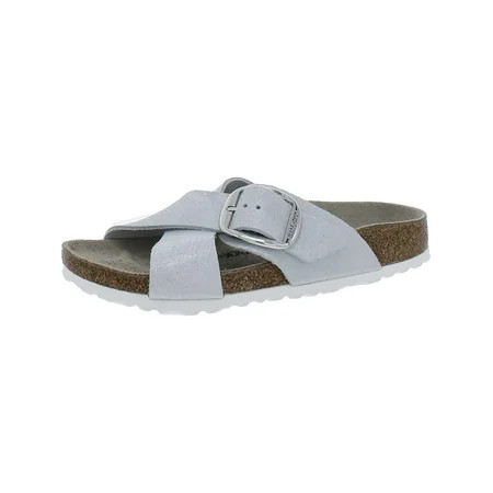 Birkenstock Womens Siena Big Buckle Suede Suede Buckle Slide Sandals | Walmart (US)