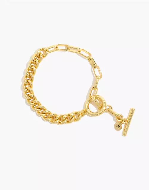 Shiny Mixed Chain Bracelet | Madewell