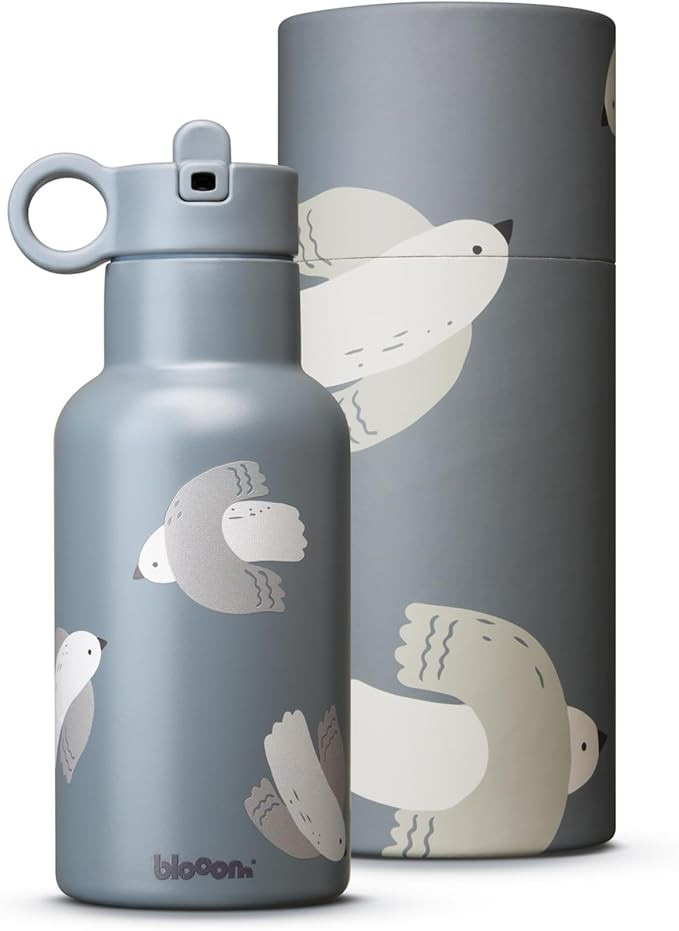 Blooom Insulated Stainless Steel Kids Water Bottle With Straw Lid | Durable, Leakproof, Cupholder... | Amazon (US)