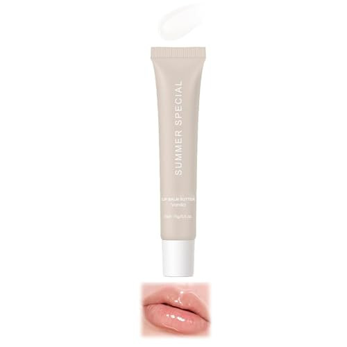 Summer Lip Butter Balm, Lip Butter Balm-Glossy Moisturizing Lip Balm, Summer Special Non Sticky High Shiny Lip Glow Oil, For Shine Hydration Sheer Tinted Soothing Lip Care (Vanilla) | Amazon (US)
