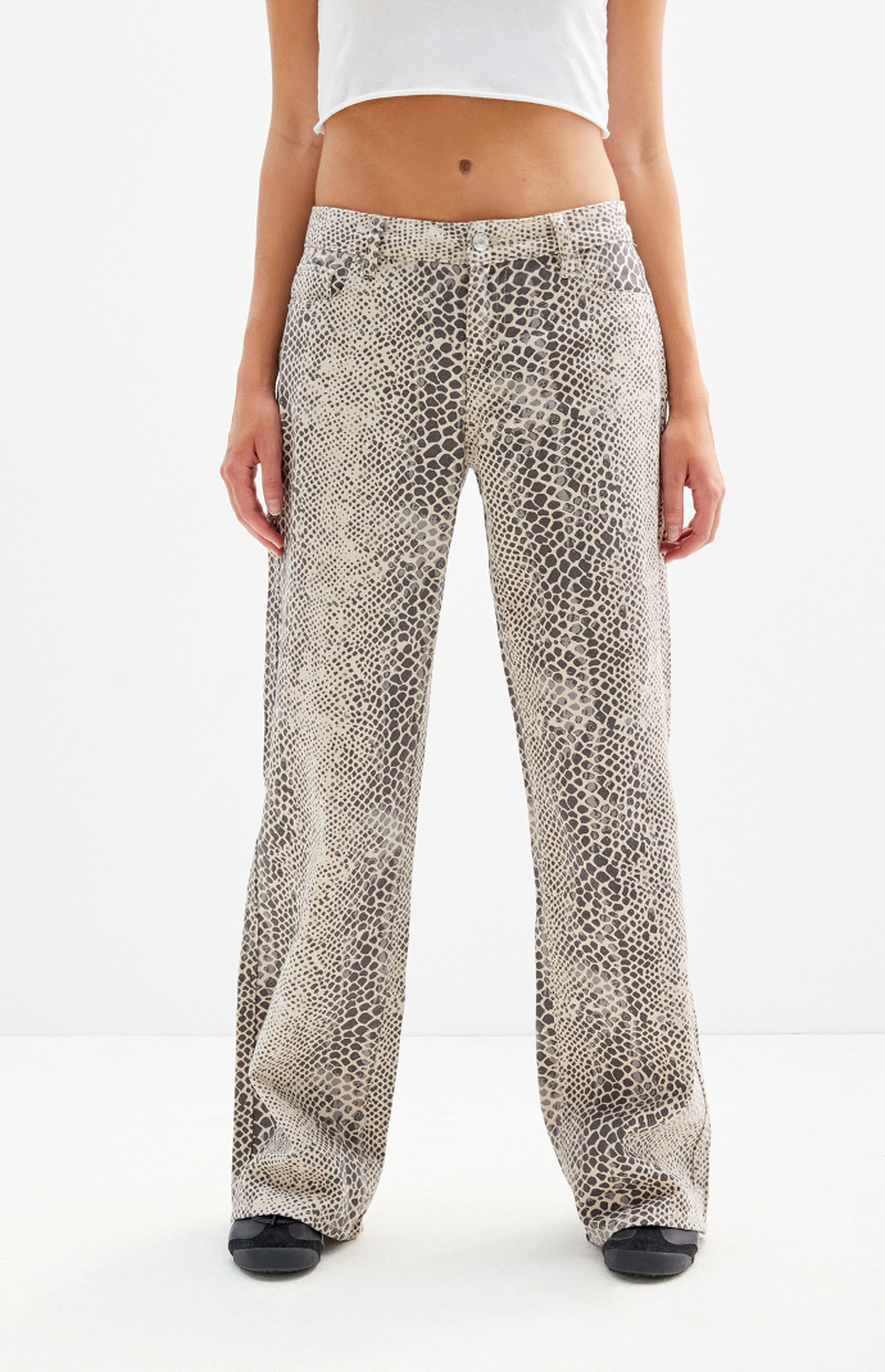 PacSun Casey Snake Low Rise Baggy Jeans | PacSun