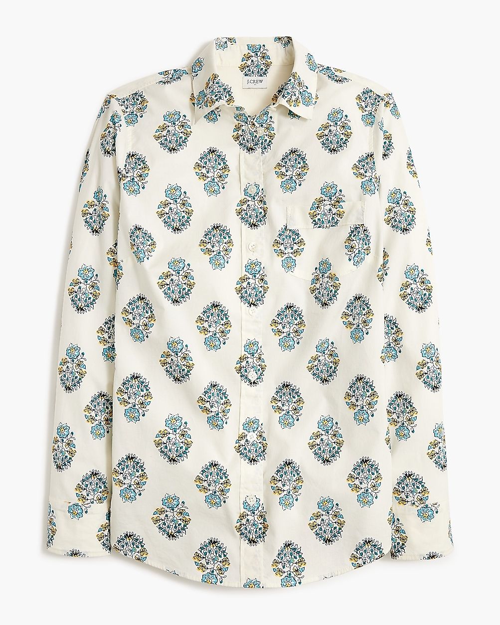 Button-up cotton poplin shirt in signature fit | J.Crew Factory