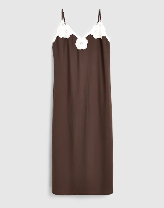 V-Neck Midi Slip Dress | Madewell