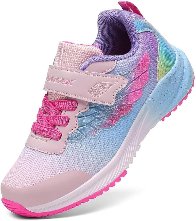 GEERX Joy Kids Sneakers Girls Toddler Little Kid Athletic Lightweight Running Training Tennis Sho... | Amazon (US)
