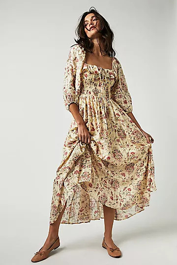 Oasis Printed Midi Dress | Free People (Global - UK&FR Excluded)