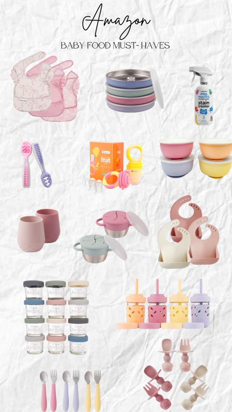 Baby food essentials. Baby food must-haves. Baby plates & bowls. Non toxic. Baby spoons & forks. Baby snack & water cups. Baby bibs. Baby food containers. 

#LTKKids #LTKBaby #LTKmomlife