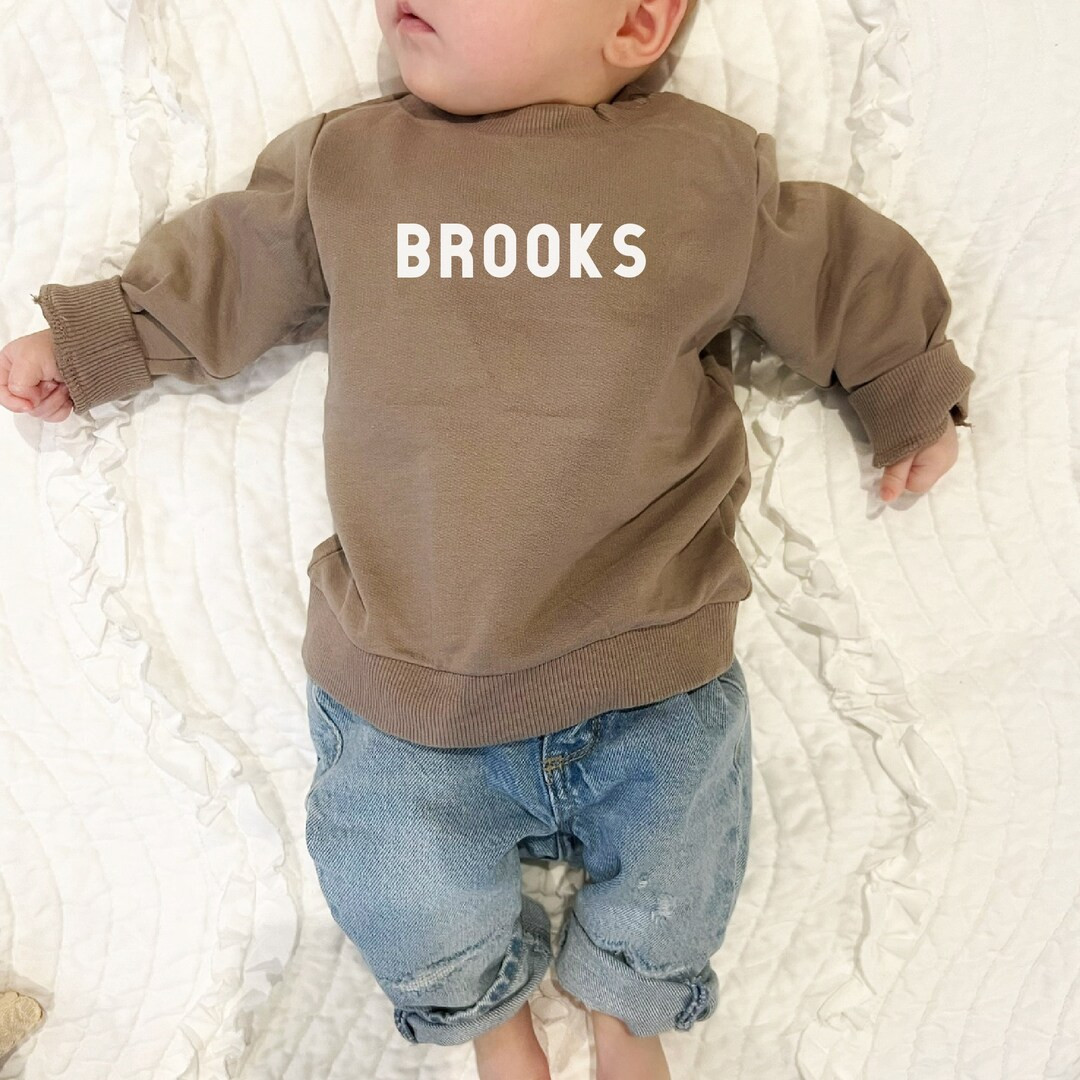 Personalized Childrens Sweatshirt Custom Kids Sweater - Etsy | Etsy (US)