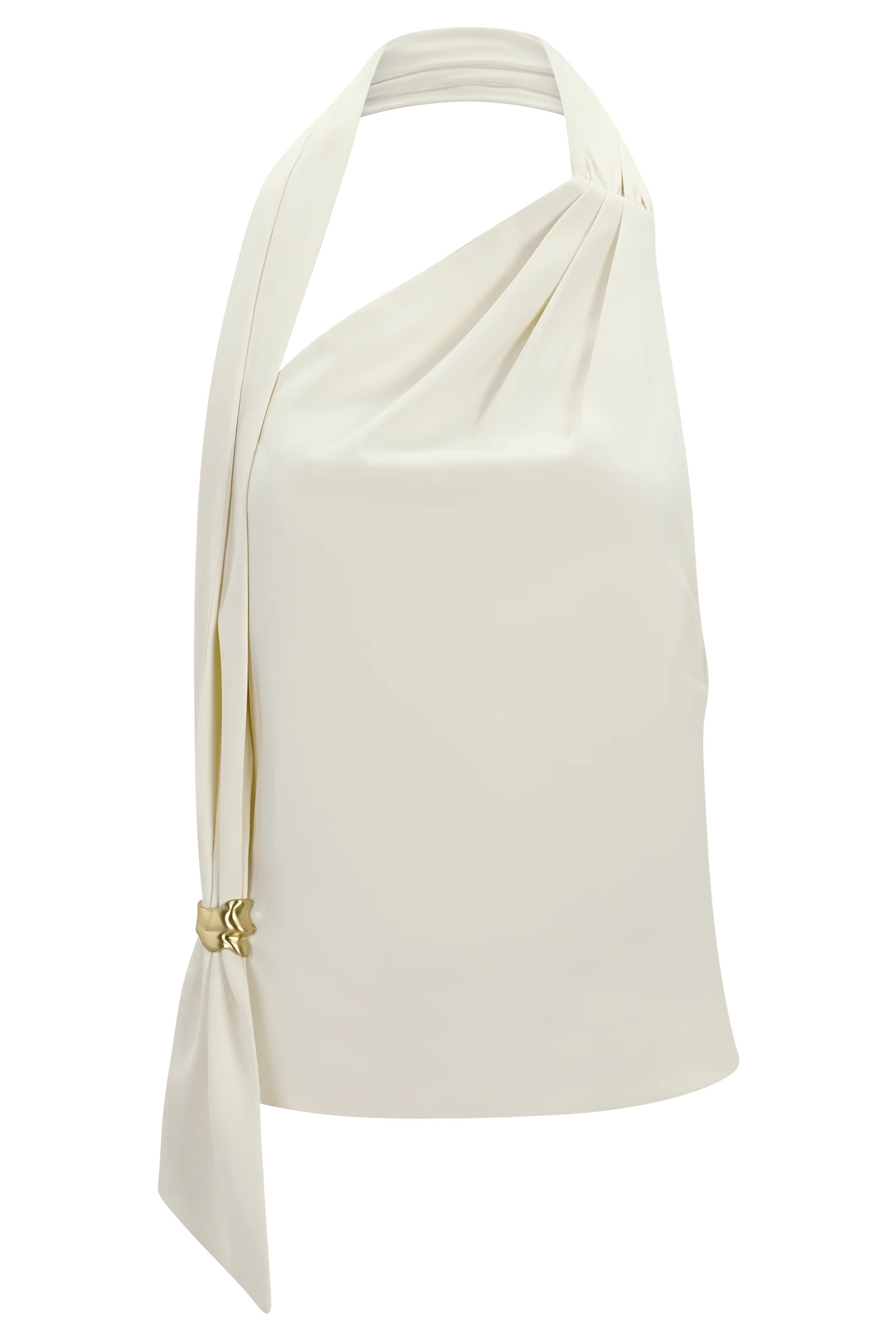 Marina Halter Top With Hardware - Ivory | Meshki (APAC)