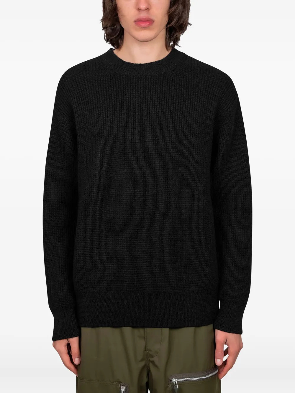 Comme des Garçons Homme crew neck sweater - Black | Farfetch Global
