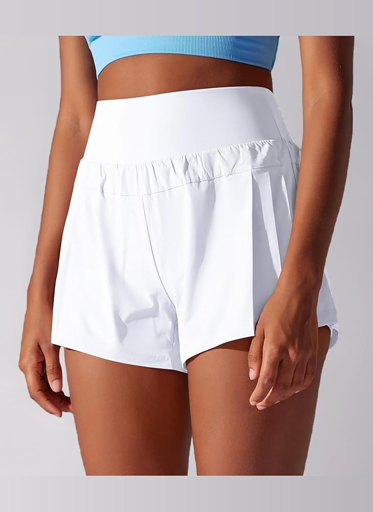 Running Shorts Women Sports Shorts 2 in 1 Short Sports Shorts Summer Tennis Fitness Yoga Running ... | Amazon (FR)