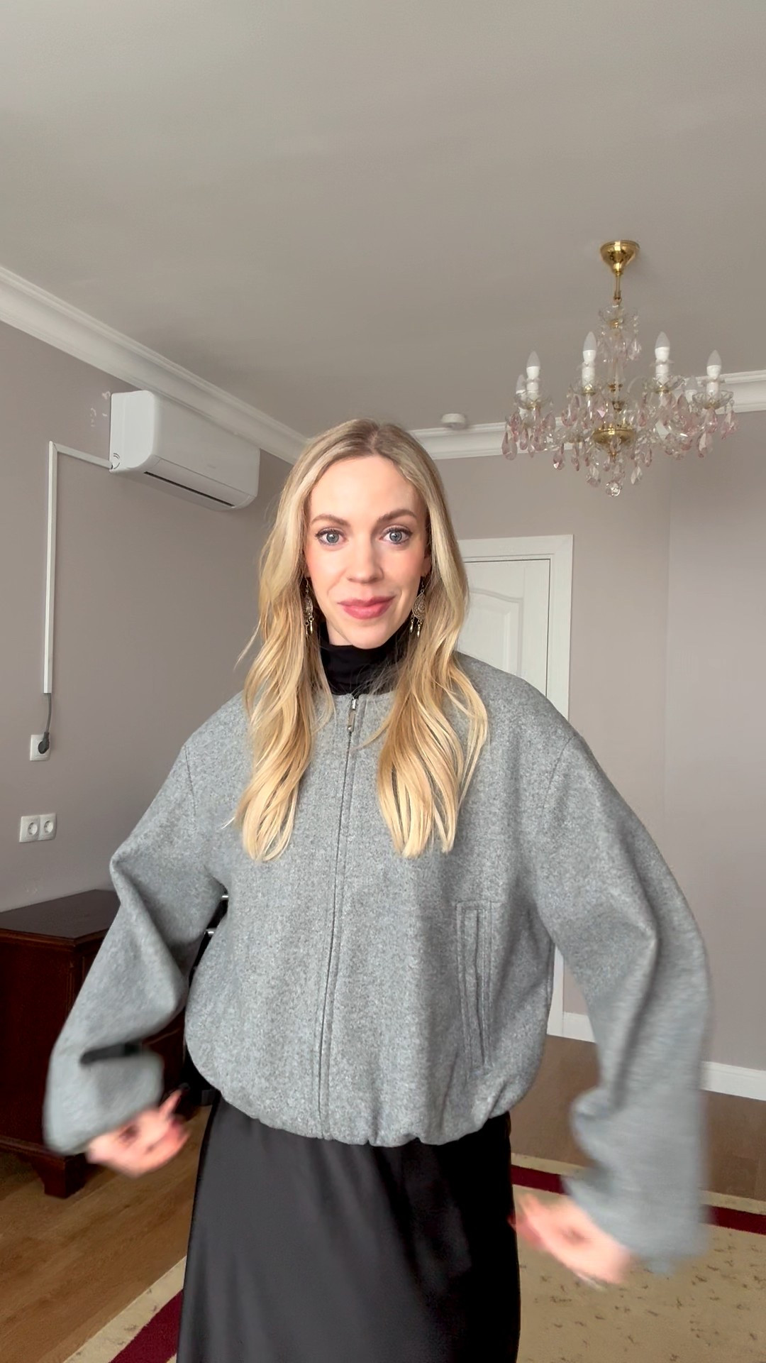 @Zara bomber jacket, satin skirt, workwear look, office outfit, snakeskin boots 

#LTKOver40 #LTKWorkwear #LTKootd