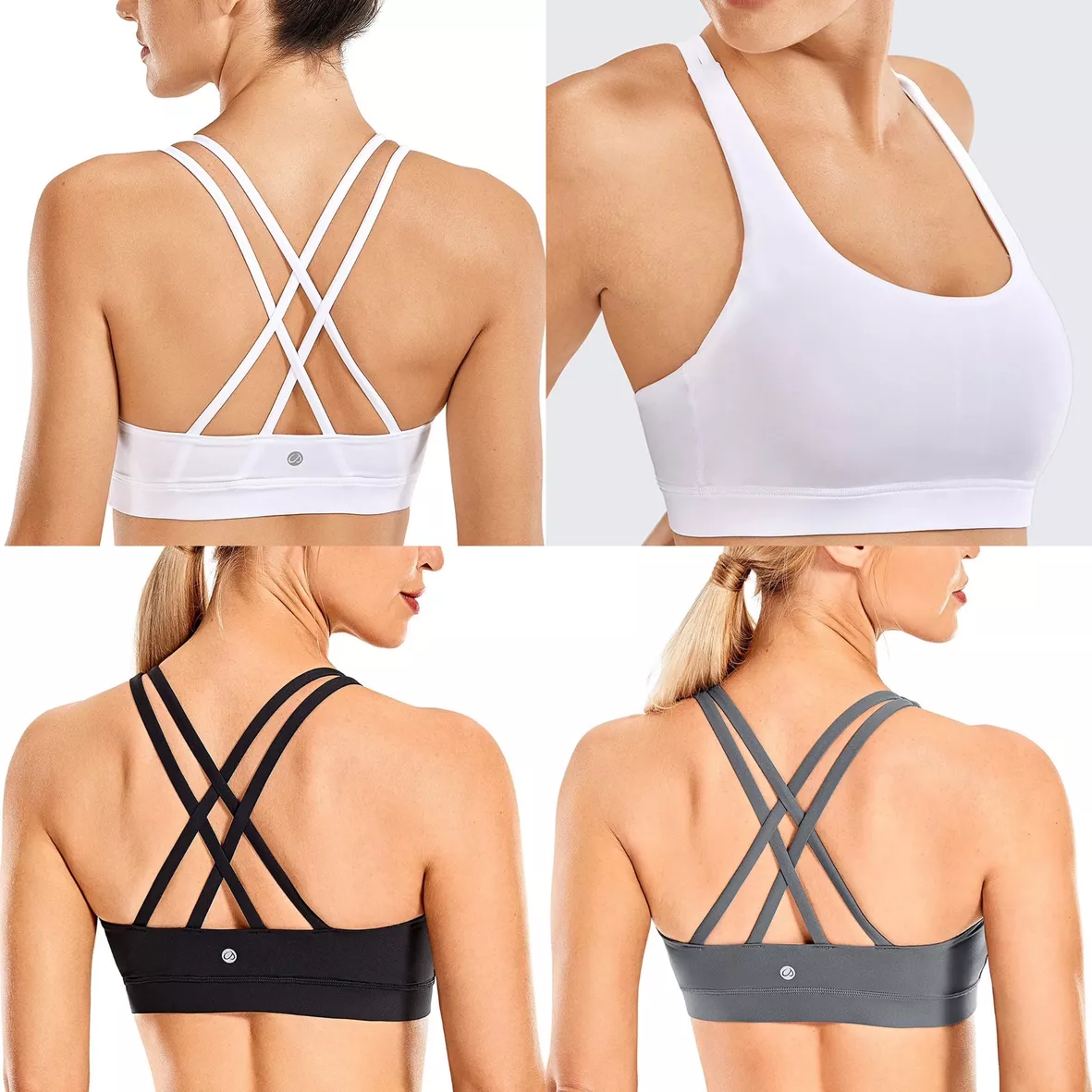 CRZ YOGA Strappy Sports Bras for … curated on LTK  Strappy sports bras,  Workout clothes, Fitness girls