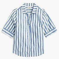 https://www.jcrew.com/p/womens_category/shirtsandtops/casualshirts/shortsleeve-buttonup-shirt-in-wid | J.Crew US