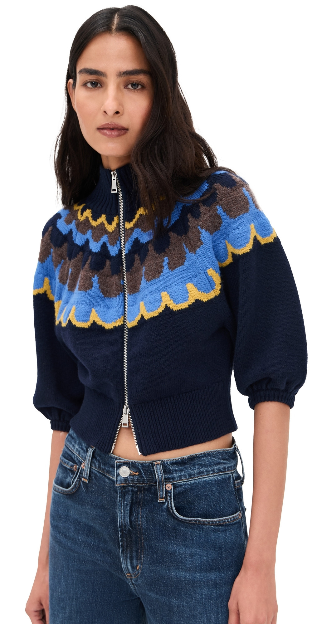 ALIGNE Nelly Sweater Fair Isle XS | Shopbop