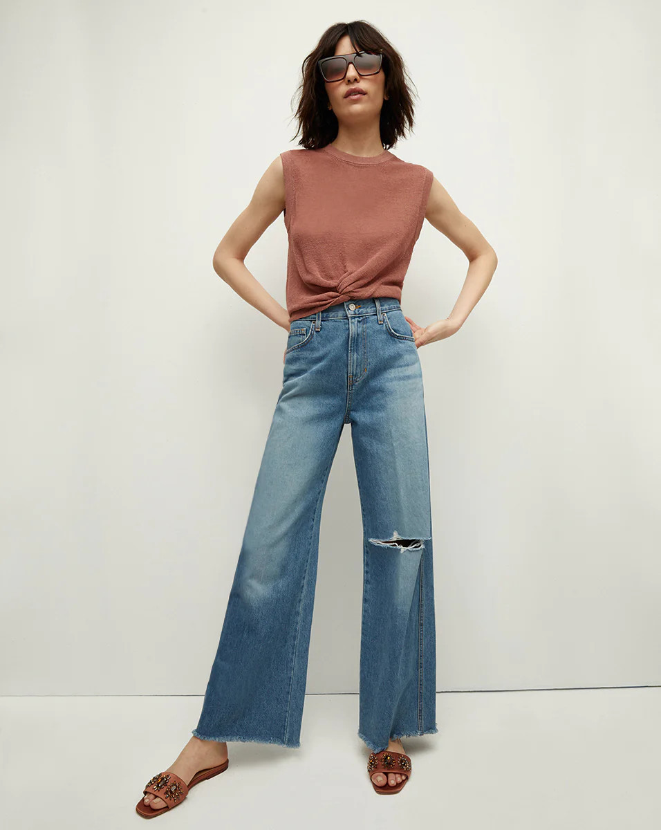 Taylor Wide-Leg Jean | Veronica Beard