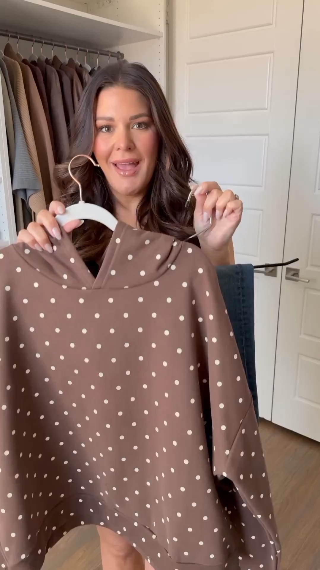 This chocolate brown polka dot sweatshirt + classic straight-leg jeans combo is giving effortless fall outfit without trying too hard. Add neutral sneakers, layered gold jewelry and a cute bag and you’ve got the easiest everyday outfit for errands, school drop-off, lunch dates and everything in between. Comfy, flattering, easy to style and pieces you’ll actually wear on repeat.

Sweatshirt: XL
Jeans: 32

#AmazonFashion #AmazonFinds #FallOutfits #MidsizeFashion #FallFashion

#LTKootd #LTKMidsize #LTKmomlife

#LTKMidsize #LTKSeasonal #LTKootd