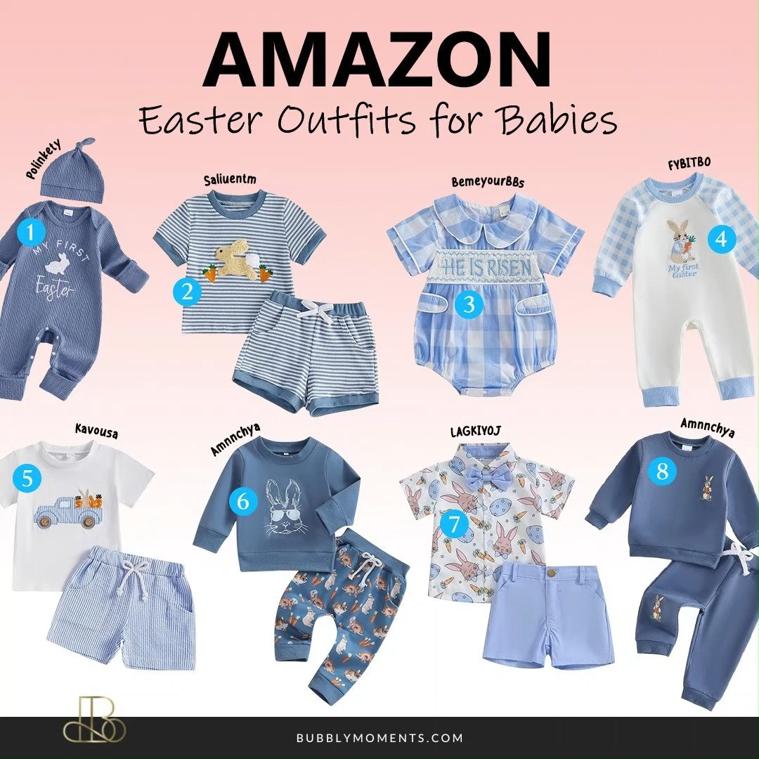 Celebrate Easter with the cutest baby outfits perfect for spring. These adorable styles are great for Easter Sunday, family photos, egg hunts, and special moments with loved ones. From soft rompers to sweet dresses and bunny-inspired sets, these outfits are designed to keep your little one comfortable while looking extra cute.
Light fabrics and pastel colours make them perfect for the spring season. Whether you’re planning Easter pictures, a family brunch, or simply dressing your baby in something festive, these outfits are a lovely choice. They also make a thoughtful gift for new parents who love stylish and cosy baby clothes.
Save this post for Easter outfit inspiration and discover more cute baby fashion finds for the season.
#LTKootd #LTKBaby #LTKSeasonal #EasterBaby #BabyEasterOutfit #BabyFashion #SpringBabyOutfit #BabyOOTD #CuteBabyClothes #BabyRomper #BabyDress #BabyStyle #AmazonFinds #AmazonBaby #SpringOutfits #BabyOutfitIdeas #MomFinds #NewMomLife #BabyEssentials #EasterStyle #BabyPhotoOutfit #BabyClothes #MomLife #BabyStyleInspo #SpringStyleBaby 🐣🌸 

 