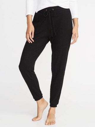 Plush-Knit Lounge Joggers for Women | Old Navy US