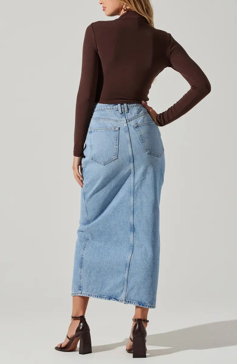 Asymmetric Pleated Cutout Mock Neck Long Sleeve Top | Nordstrom
