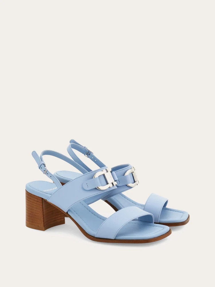 Sandal with Gancini ornament | Ferragamo